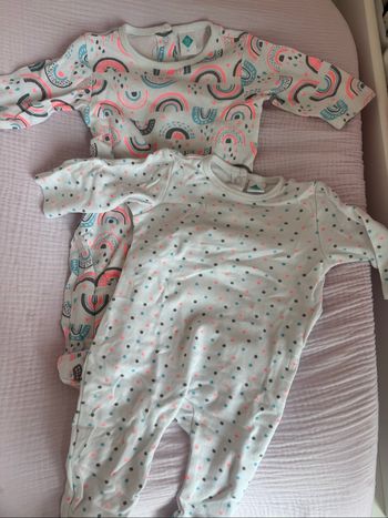 Lot de deux pyjama bébé