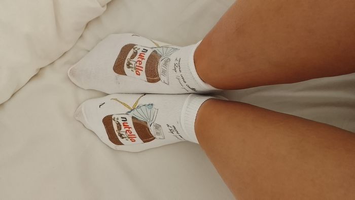 Paire de chaussettes Nutella taille 35-38 bon état - photo numéro 2