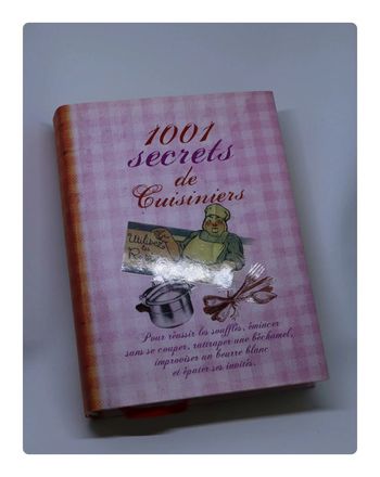 livre 1001 secrets de cuisiniers