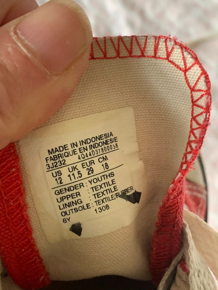 Véritable basket converse garçons - photo numéro 4