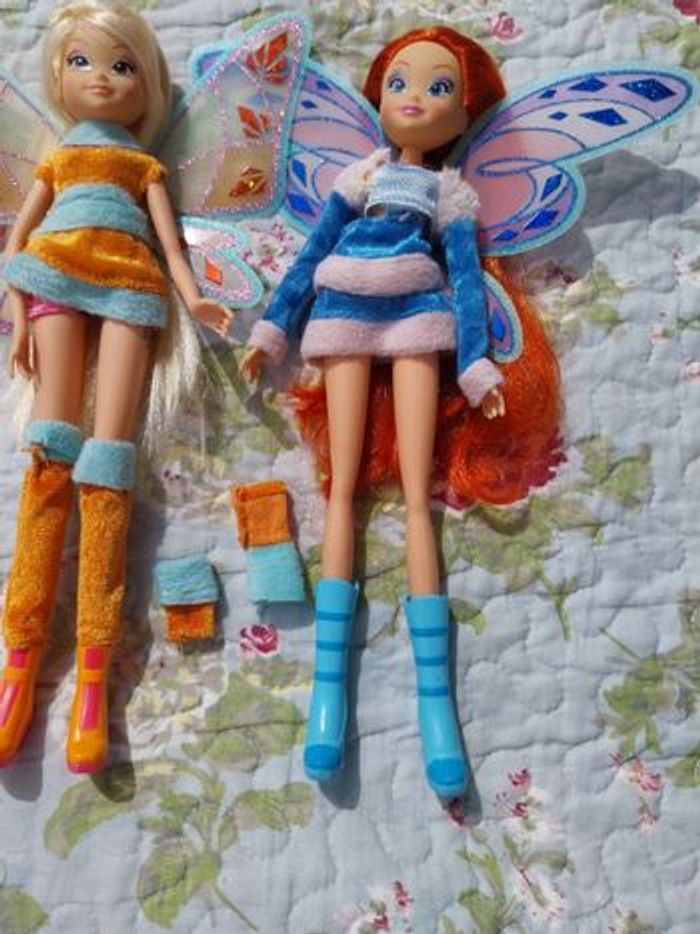 2 Poupées Bloom et Stella Lovix Winx Club Witty Toys Smoby saison 4 Fairy - photo numéro 3
