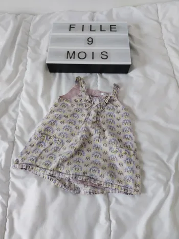 Robe fille 9 mois