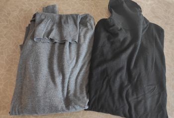 Lot 2 pulls fins col roulés homme taille S