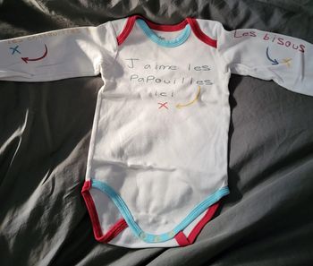 Lot de 4 bodys Tex manches longues