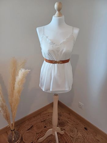 Débardeur blanc Promod taille S 36