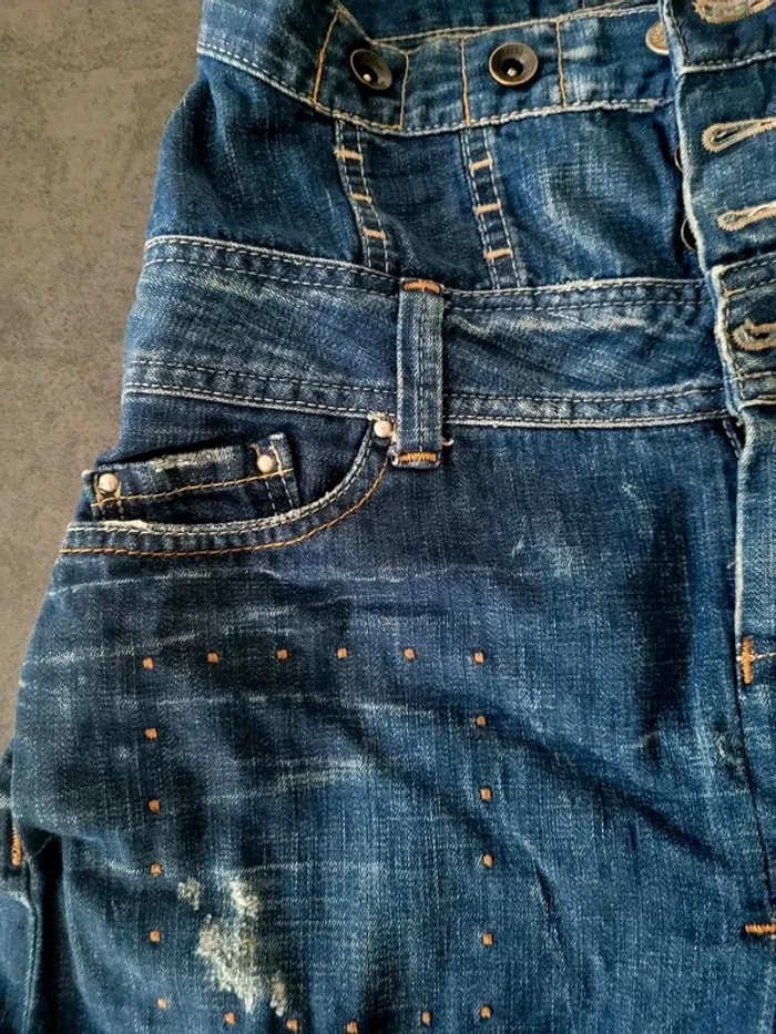 Jupe jeans Pepe jeans M bleu - photo numéro 5