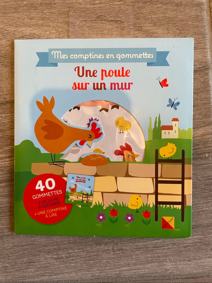 Livre et gommettes