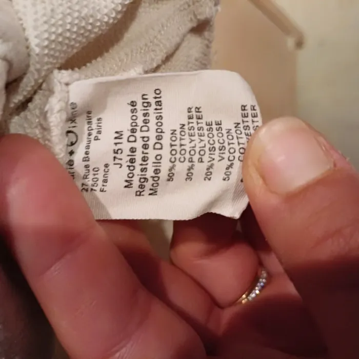 Veste crème Laure & Sixtine taille L femme. - photo numéro 4