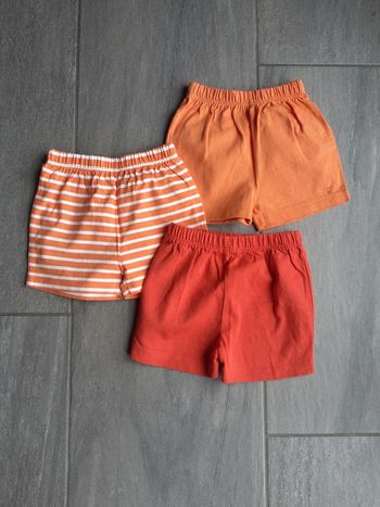 Lot de 3 shorts fille taille 23 mois - Tex Basic