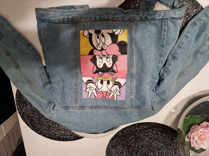 Veste jean minnie - photo numéro 2
