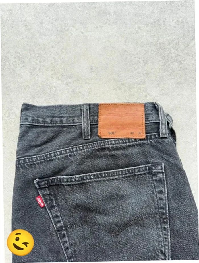 Jeans Levi's 501 W40 FR50 L32 coupe droite gris Homme Men pan582b - photo numéro 2