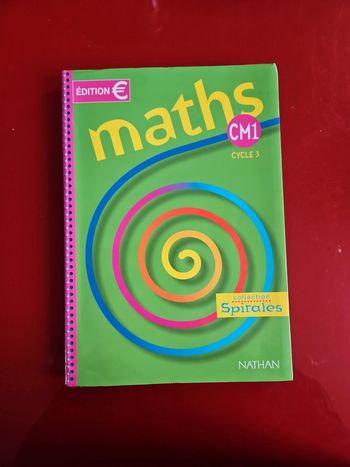 Cahier de maths CM1