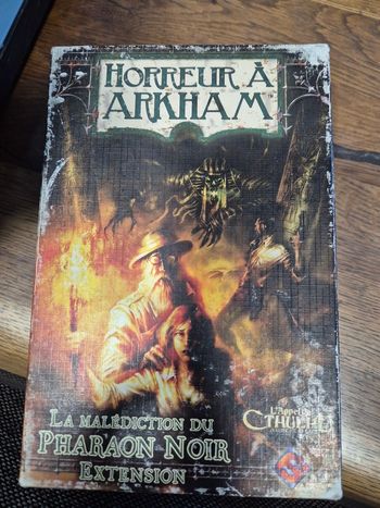 Horreur à Arkham extension  la malédiction du pharaon noir