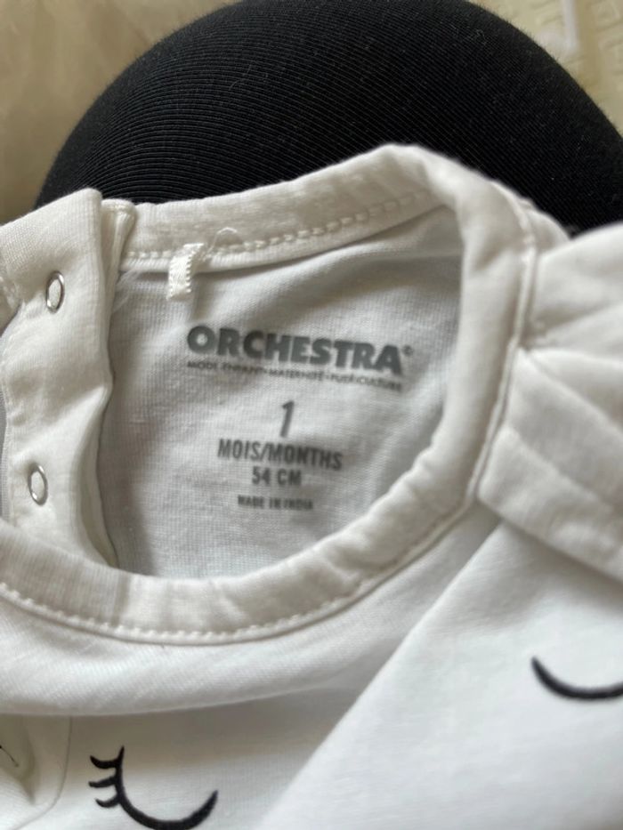 Robe neuve Orchestra taille 1 mois body intégré - photo numéro 3