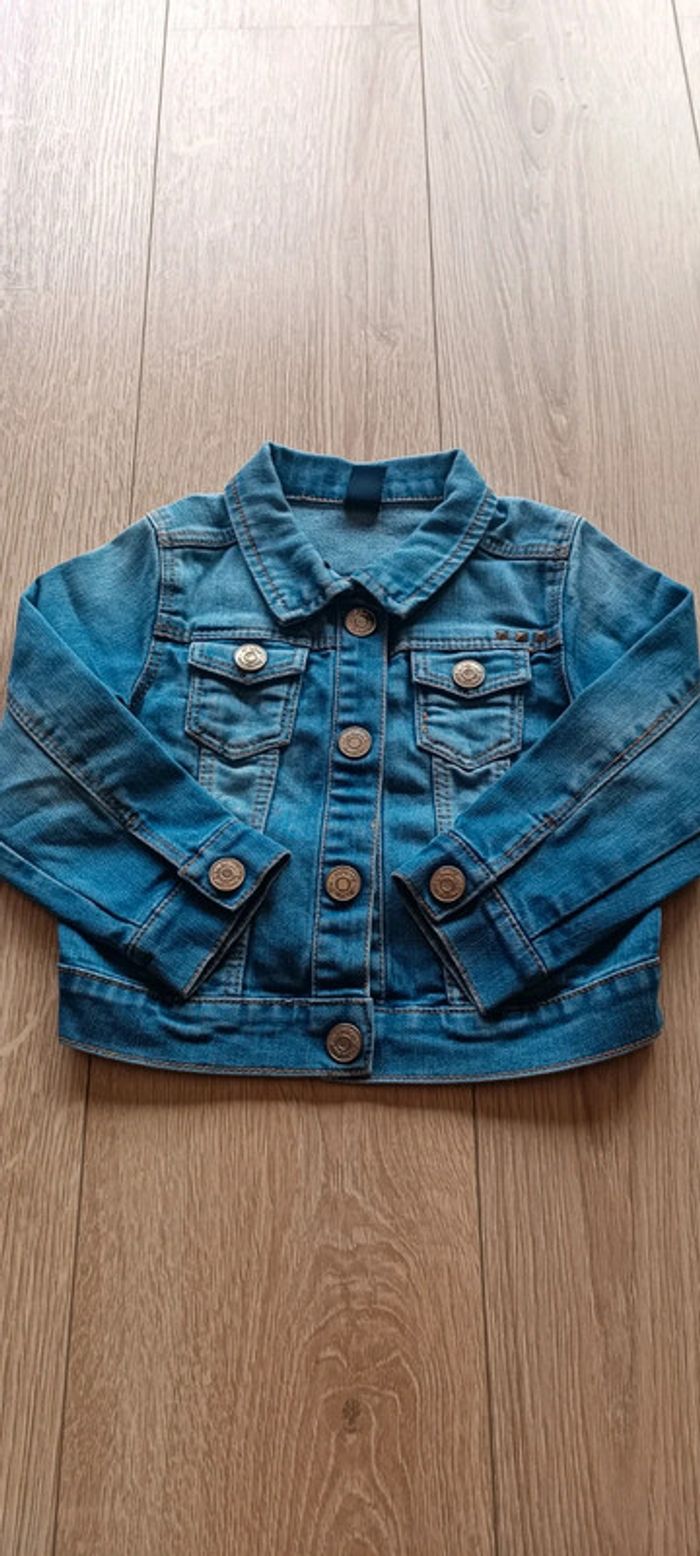 Veste en jeans 12/18mois zara