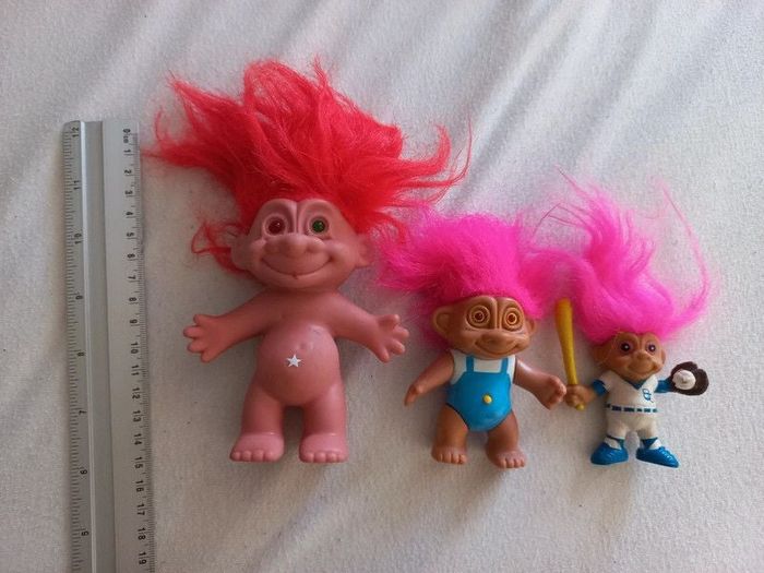 Lot de 3 troll vintage