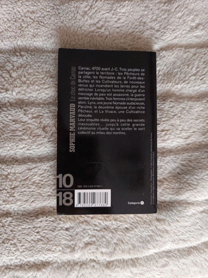 Le choc de carnac de Sophie Marvaud - photo numéro 2