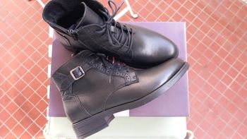 Bottines à lacets en cuir 39 - NEUF