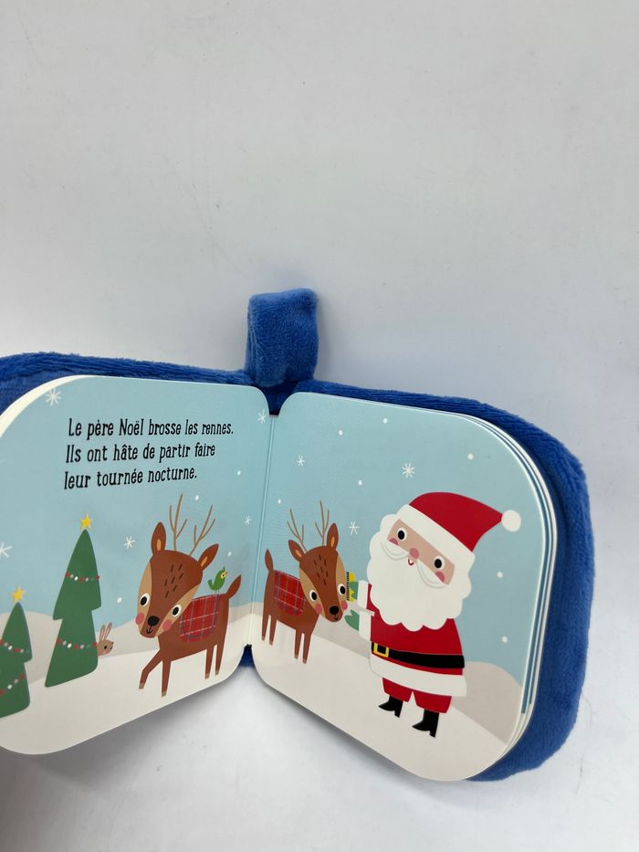 Mini livre pour bébé couverture toute douce histoire le père Noël collection Bébé Noël Neuf - photo numéro 3