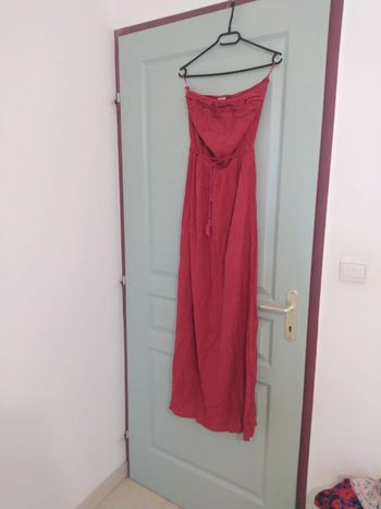 Robe longue rouge pimkie taille S - sans bretelle