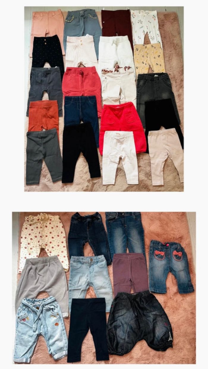 Lot 181 vêtements bébé fille 6 mois - photo numéro 5