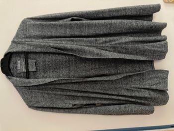 Gilet gris chiné CECIL ouvert