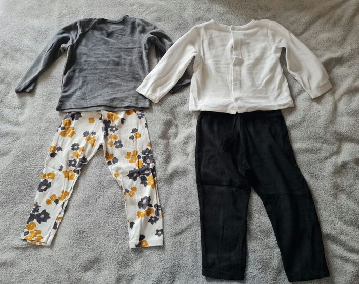 Lot de 3 pyjamas hiver fille 2 ans (+2 pyjamas gratuits) - photo numéro 5