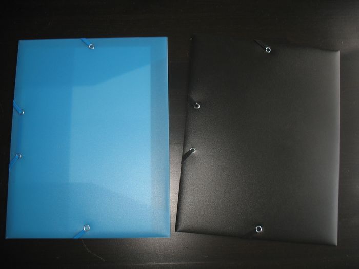 LOT DE 2 CHEMISES A RABATS - PERSONNALISABLE - A4 21 x 29.7 CM - NEUVE - n°43 - photo numéro 2