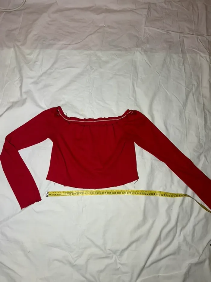 Top rouge vintage - photo numéro 6