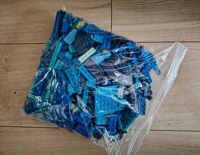 Lot de lego bleus