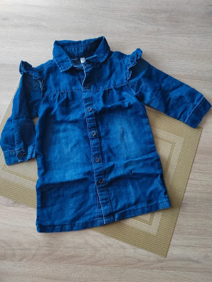 Robe en jeans 74 cm