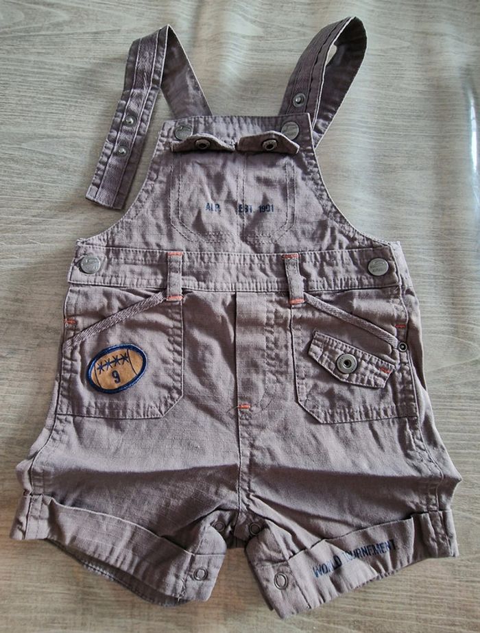 Salopette short