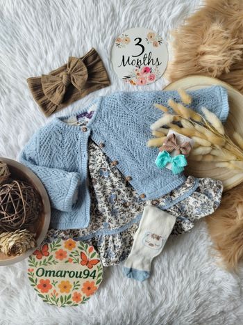 Ensemble sergent major fille 3 mois 🎀