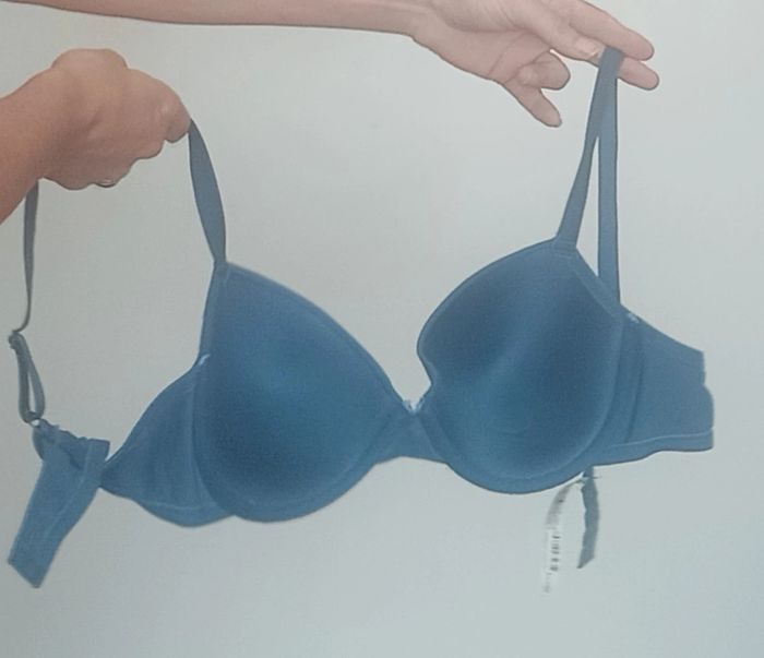 Soutien gorge basique bleu taille 95C - photo numéro 3