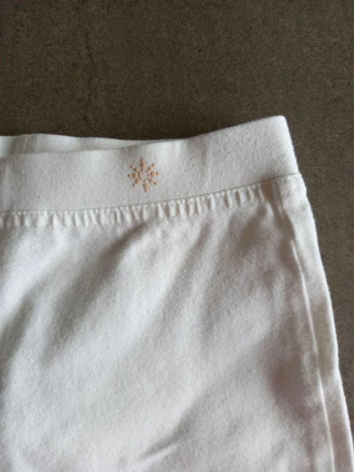 Leggins 3/4 5 ans blanc - photo numéro 4