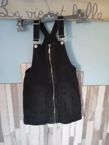 Robe salopette jean taille 10 ans