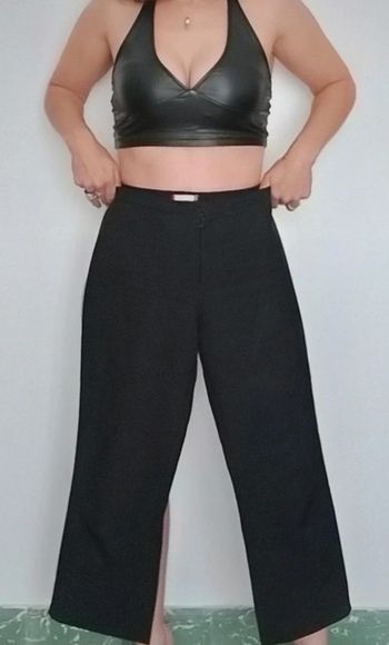 Pantalon noir chic taille basse taille 36