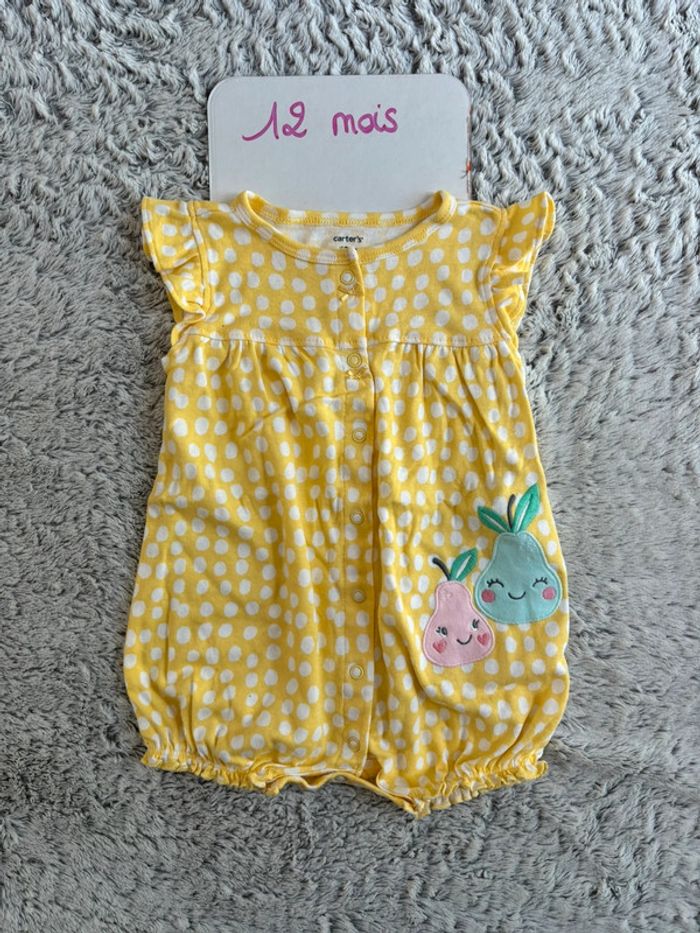 Barboteuse coton Carter’s 12M