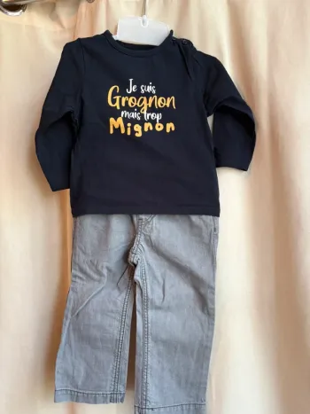 Ensemble 2 pièces 12 mois