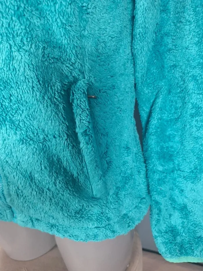 veste Polaire The North Face femme turquoise – Taille S - brodé (608) - photo numéro 5