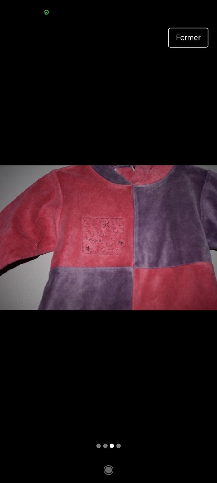 Pyjama absorba 3 mois fille - photo numéro 3