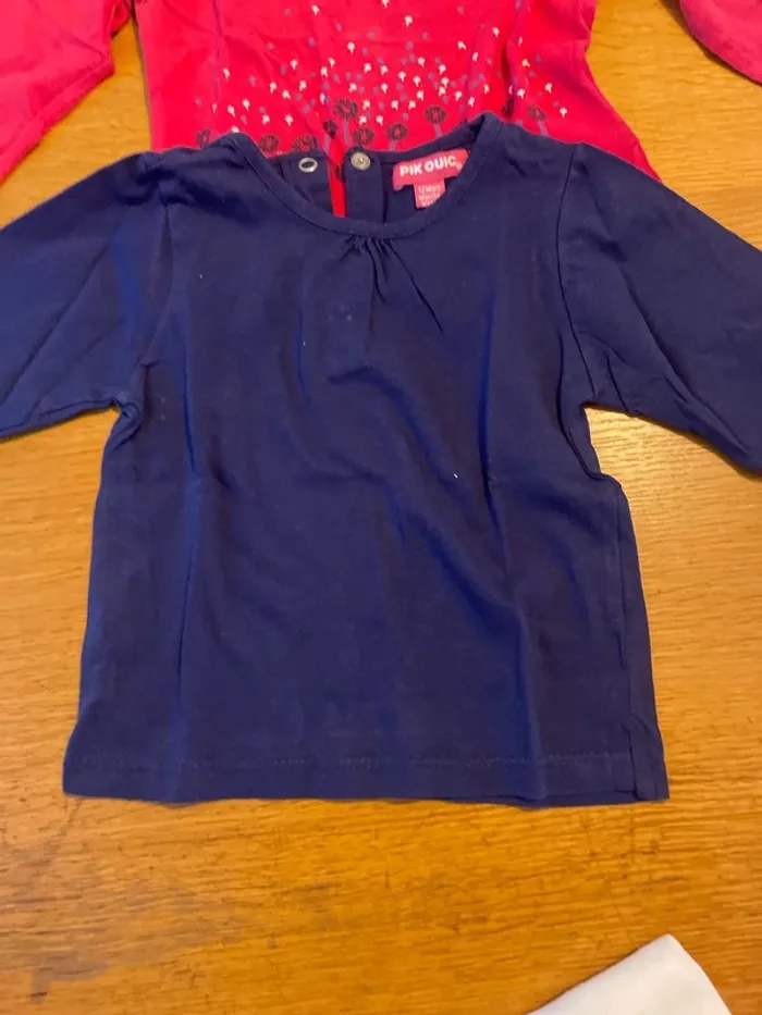 8 tshirts manches longues fille 12 mois - photo numéro 6