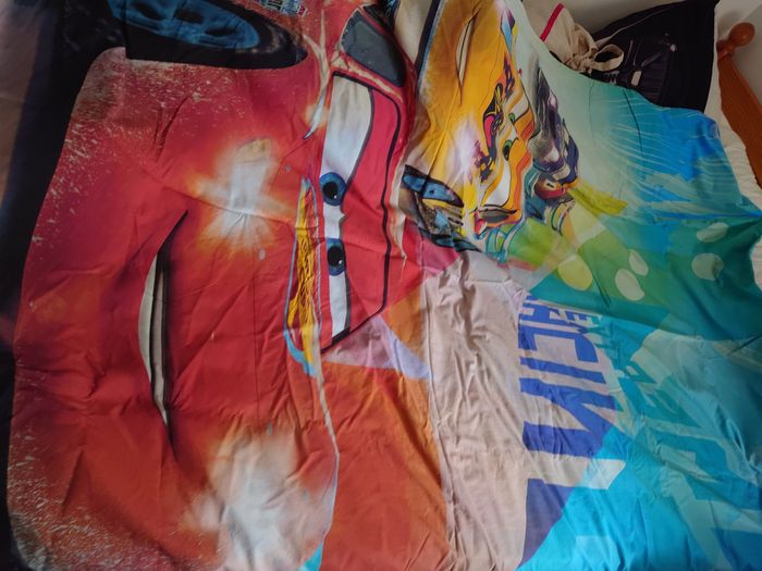 Parure de lit 1 personne (housse de couette+oreiller)