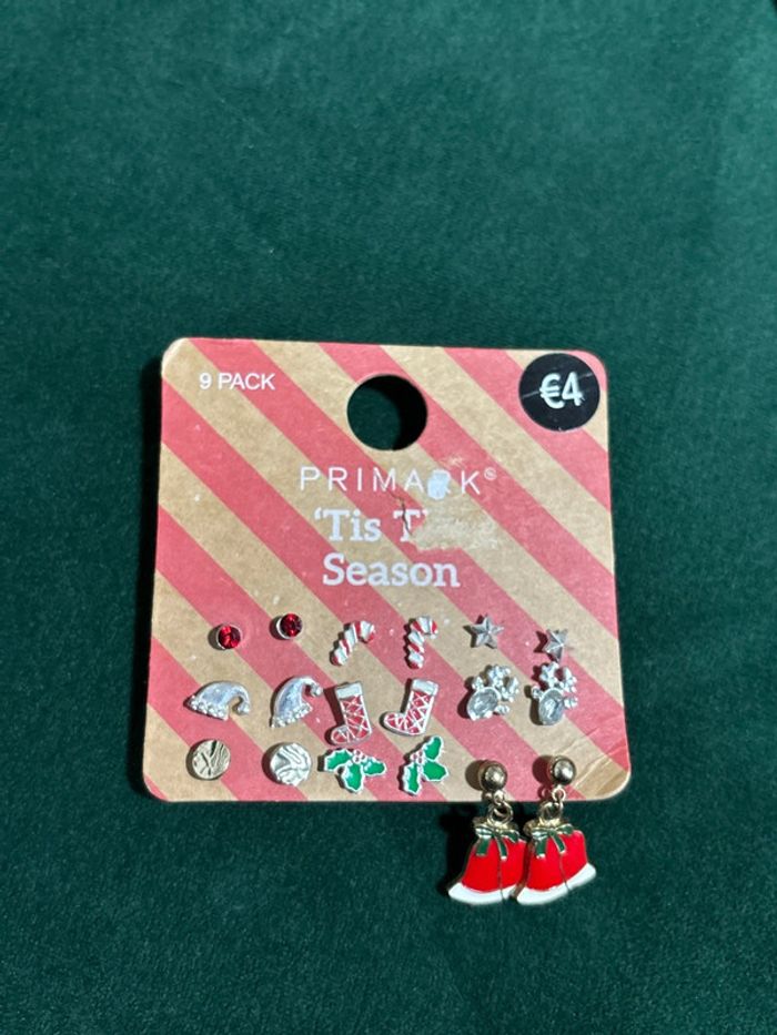 Lot boucles d oreilles de Noël