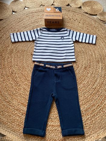 Ensemble Petit Bateau 6 mois