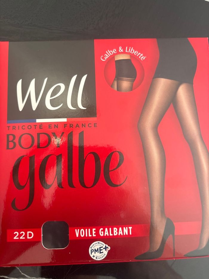 Lot de 2 collants Well Body Galbe 22D noir – Taille 3 - photo numéro 3