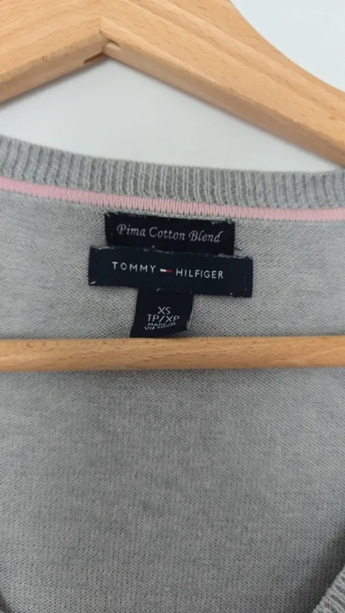 Pull gris Tommy Hilfiger - photo numéro 4