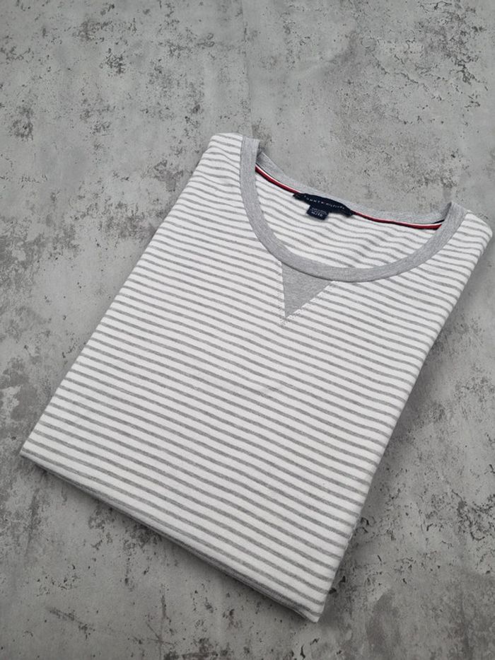 Sweat rayé Tommy Hilfiger – Taille XL/42 Femmes