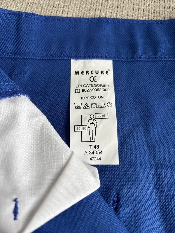 Pantalon de travail bleue de travail - photo numéro 5