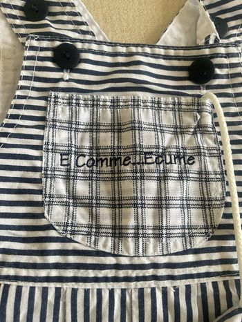 Salopette short garçon